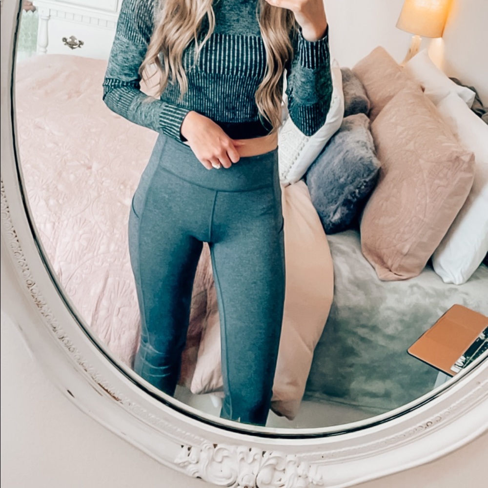 Gray Full-Length Lululemon Leggings